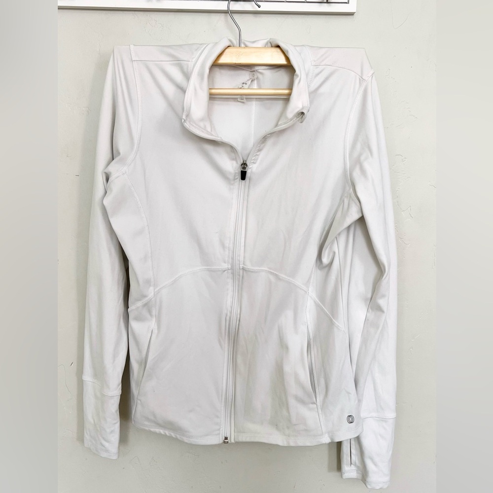 Balance collection white sport jacket L